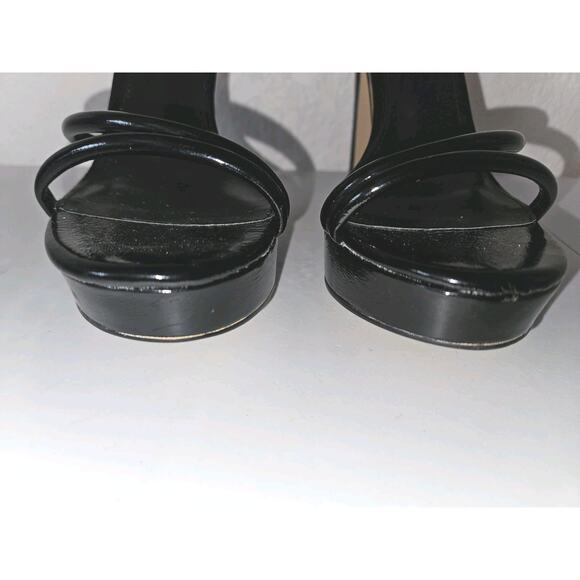 New! BCBGeneration Kendi Ankle Strap Platform Sandal Black 6.5M $90 - Picture 5 of 13
